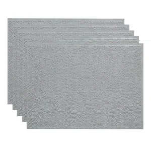 Fasade Hammered 18″ x 24″ Cashmere Vinyl Backsplash Tile – 5 Pack