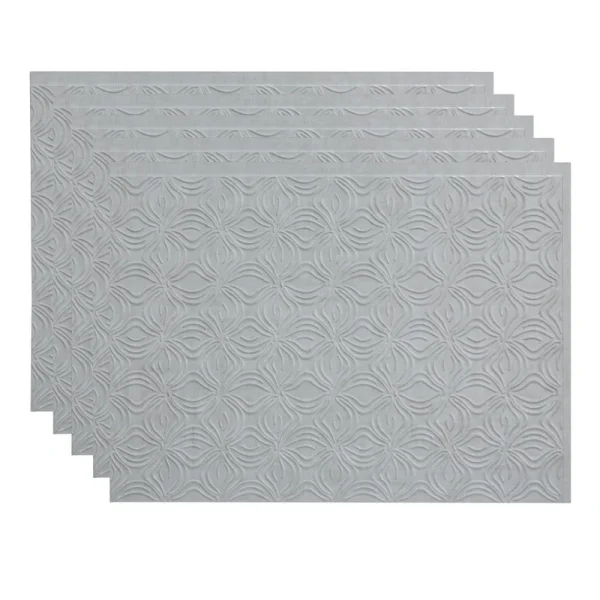 Fasade Lotus 18″ x 24″ Cashmere Vinyl Backsplash Tile – 5 Pack
