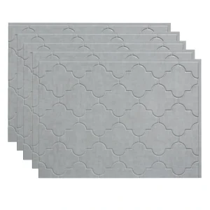 Fasade Monaco 18″ x 24″ Cashmere Vinyl Backsplash Tile – 5 Pack