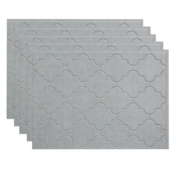Fasade Monaco 18″ x 24″ Cashmere Vinyl Backsplash Tile – 5 Pack