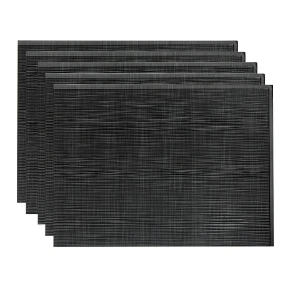 Fasade Ripple 18″ x 24″ Brushed Onyx Vinyl Backsplash Tile – 5 Pack