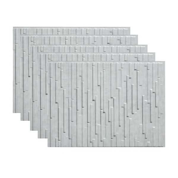 Fasade Skyline 18″ x 24″ Cashmere Vinyl Backsplash Tile – 5 Pack