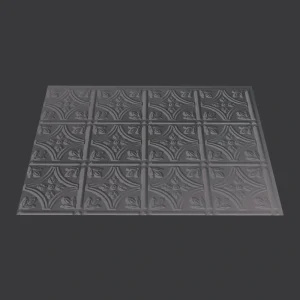 Fasade Traditional 1 – 18″ x 24″ Matte White Vinyl Backsplash Tile