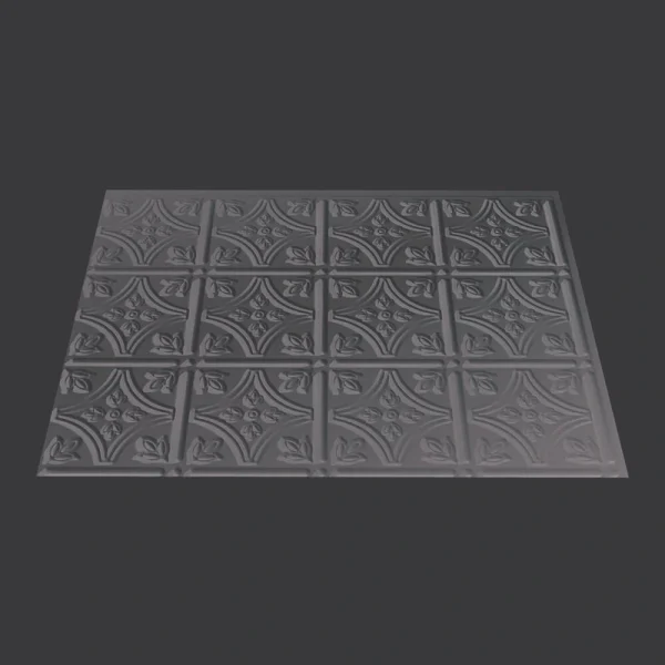 Fasade Traditional 1 – 18″ x 24″ Matte White Vinyl Backsplash Tile