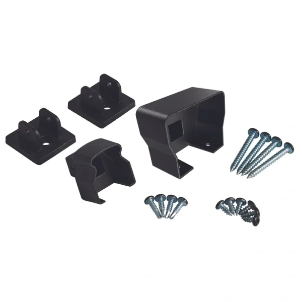 Fiberon 2-in Black Aluminum Rail Bracket T726915897