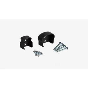 Fiberon 3-in x 2.5-in CitySide Matte Black Aluminum Rail Bracket (2-Pack)
