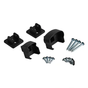 Fiberon 3-in x 2.5-in CitySide Matte Black Aluminum Stair Connector (2-Pack)