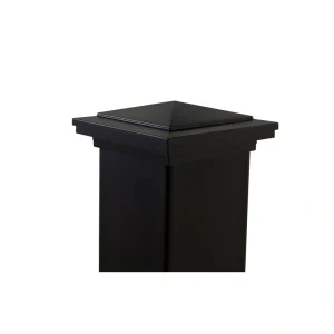 Fiberon 5-in x 5-in Obsidian PVC Deck Post Cap
