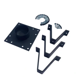 Fiberon 8-ft Black Aluminum Rail Bracket