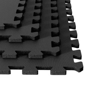 Fleming Supply 24-in W x 24-in L x 0.5-in T Interlocking Foam Gym Floor Tile (16-sq ft) (4-Pack)