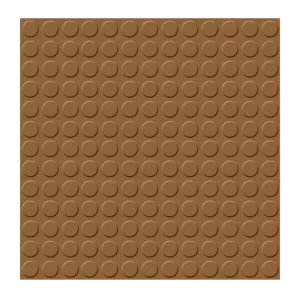 Flexco 18-in W x 18-in L x 0.125-in T Glue Down Rubber Gym Floor Tile (2.25-sq ft)