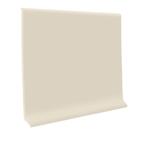 Flexco Almond 0.125-in T x 4-in W x 48-in L Thermoplastic Rubber Wall Base