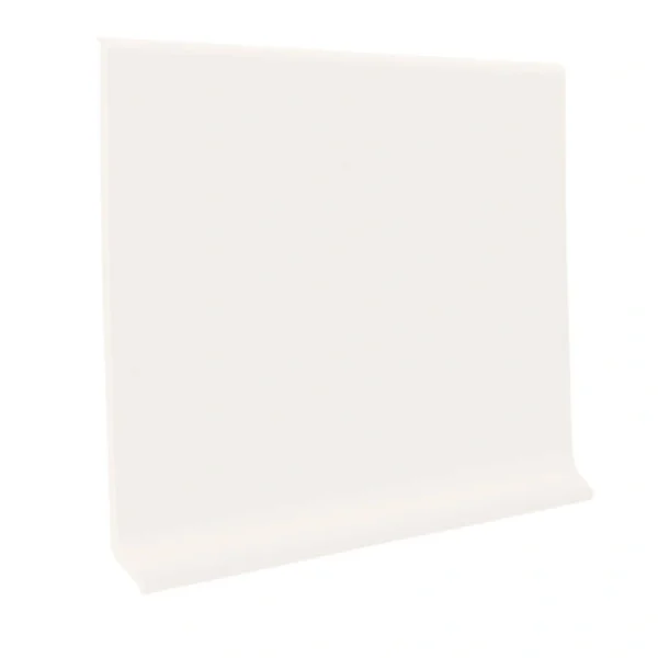 Flexco Arctic White 0.08-in T x 6-in W x 48-in L Vinyl Wall Base