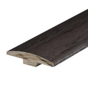 Flexco Shady Gray 0.46-in T x 2-in W x 78-in L Solid Wood T-moulding