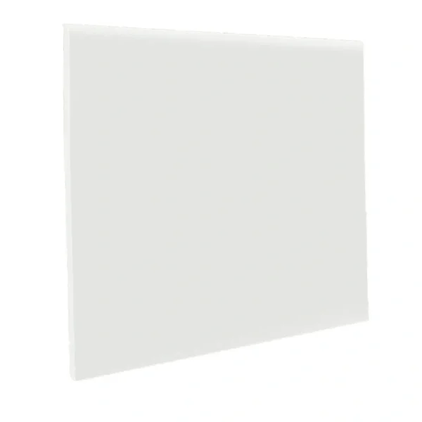 Flexco True White 0.08-in T x 4-in W x 48-in L Vinyl Wall Base