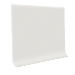 Flexco True White 0.125-in T x 4.5-in W x 48-in L Vinyl Wall Base