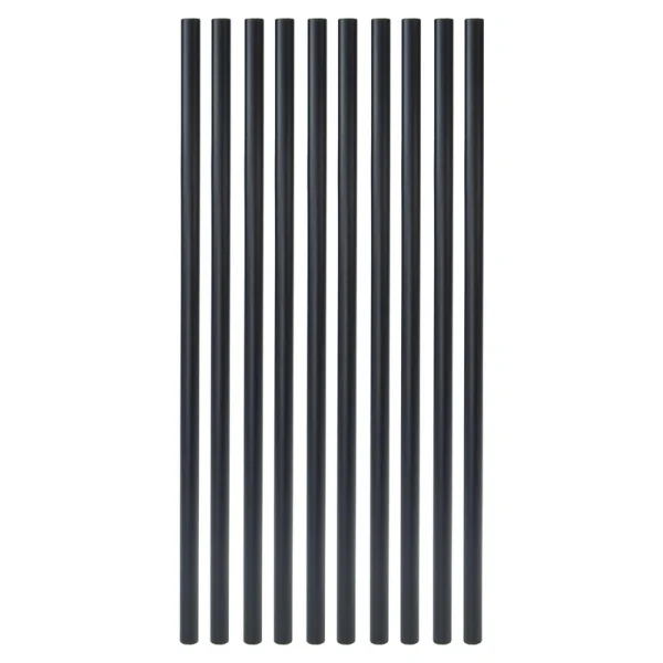 Fortress Building Products 3/4-in x 26-in Balusters Black Sand Metal Round Deck Baluster (10-Pack)