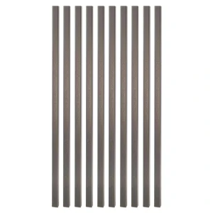Fortress Building Products 3/4-in x 32-in Balusters Antique Bronze Metal Square Deck Baluster (10-Pack)