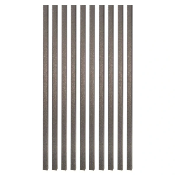 Fortress Building Products 3/4-in x 32-in Balusters Antique Bronze Metal Square Deck Baluster (10-Pack)