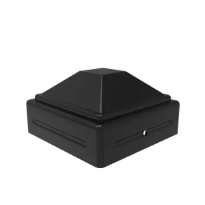 Fortress Building Products 3-in W x 3-in L Decorative Metal Fence Dome Cap- Fits Common Post Measurement: 3-in x 3-in