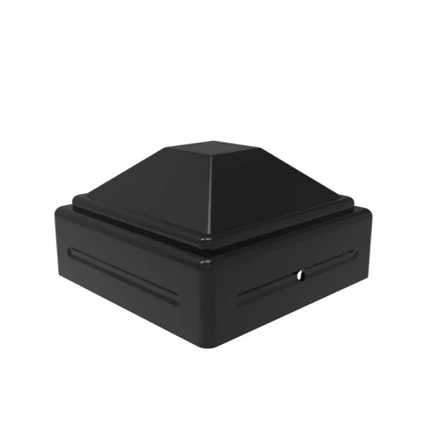 Fortress Building Products 3-in W x 3-in L Decorative Metal Fence Dome Cap- Fits Common Post Measurement: 3-in x 3-in