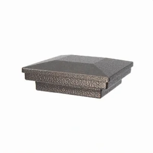 Fortress Building Products 3-in x 3-in Fortress Accents Antique Bronze Aluminum Deck Post Cap