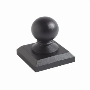 Fortress Building Products 3-in x 3-in Fortress Accents Black Sand Aluminum Deck Post Cap T726915640