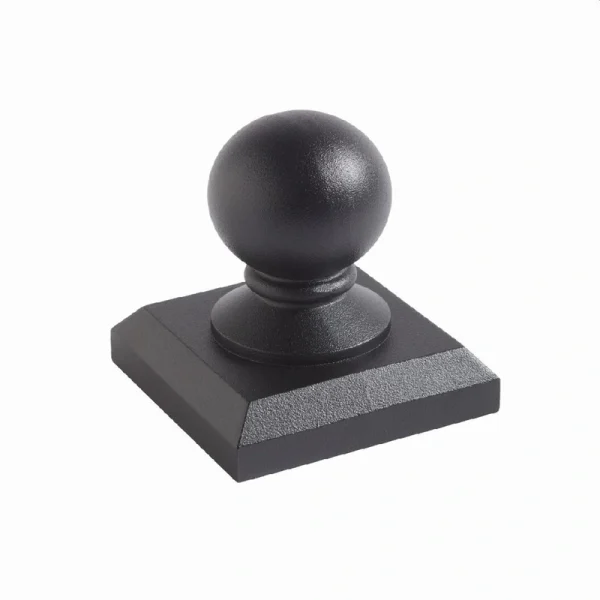 Fortress Building Products 3-in x 3-in Fortress Accents Black Sand Aluminum Deck Post Cap T726915640