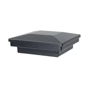 Fortress Building Products 3-in x 3-in Fortress Accents Black Sand Aluminum Deck Post Cap T726915730