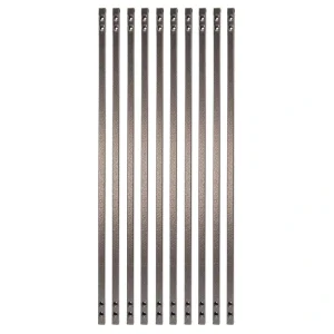 Fortress Building Products 5/8-in x 31-in Balusters Antique Bronze Metal Square Deck Baluster (10-Pack)