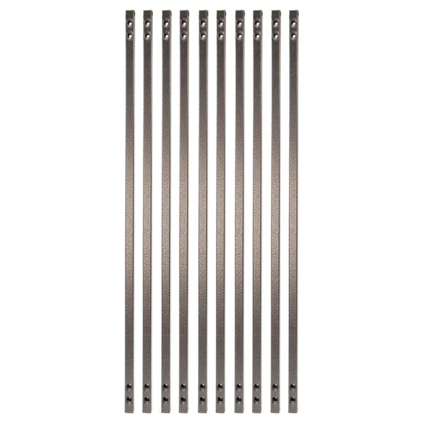 Fortress Building Products 5/8-in x 31-in Balusters Antique Bronze Metal Square Deck Baluster (10-Pack)