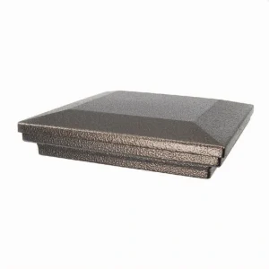 Fortress Building Products 6-in x 6-in Fortress Accents Antique Bronze Aluminum Deck Post Cap