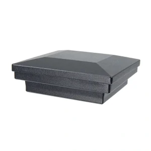Fortress Building Products Fortress Accents Black Sand Aluminum Deck Post Cap T726915718