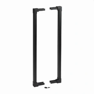 Fortress Building Products Fortress Al13 PLUS 34-in Black Sand Powder Coat Aluminum Gate Uprights