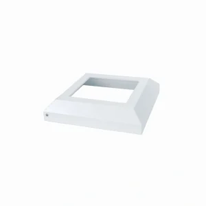 Fortress Building Products White Aluminum Deck Post Base Trim