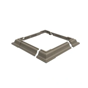 Freedom 3-1/2-in to 6-1/2-in Clay Vinyl Deck Post Base Trim