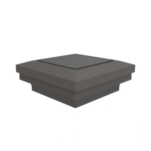 Freedom 3-in x 3-in Matte Bronze Aluminum Deck Post Cap