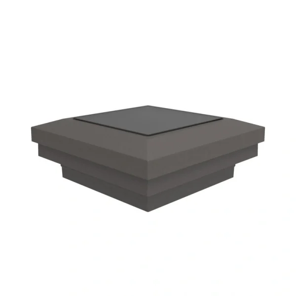 Freedom 3-in x 3-in Matte Bronze Aluminum Deck Post Cap