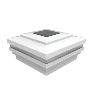 Freedom 4-1/4-in x 4-1/4-in White Nylon Deck Post Cap
