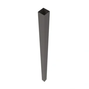 Freedom 4.25-in x 4.25-in x 9-ft Matte Bronze Aluminum Deck Post