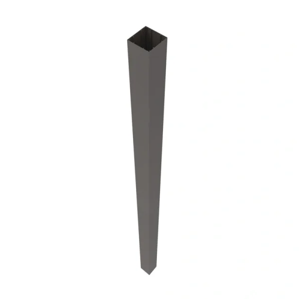 Freedom 4.25-in x 4.25-in x 9-ft Matte Bronze Aluminum Deck Post
