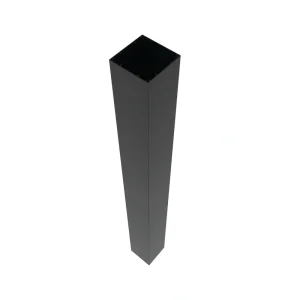 Freedom 4.25-in x 4.85-in x 3-ft Matte Black Aluminum Deck Post Sleeve T726915396
