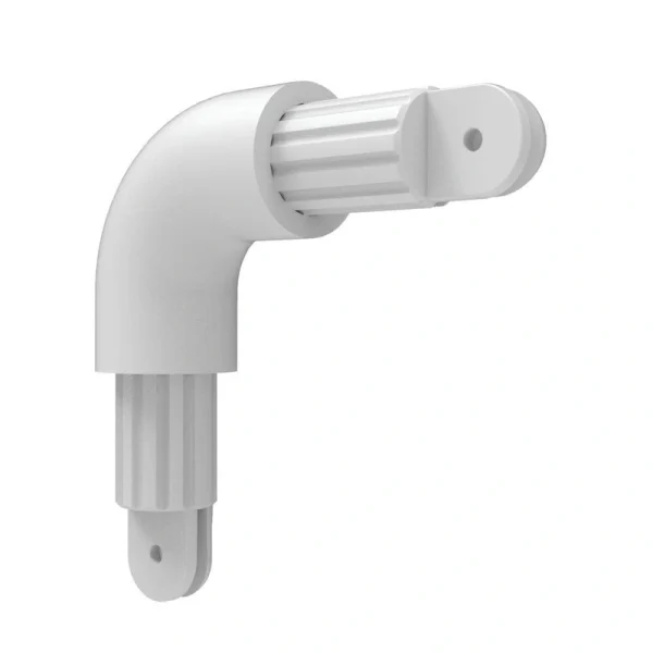 Freedom 4-in x 4.5-in White Aluminum Line Connector