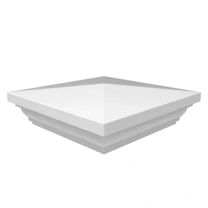 Freedom 4-in x 4-in Camden White Composite Deck Post Cap T726916229