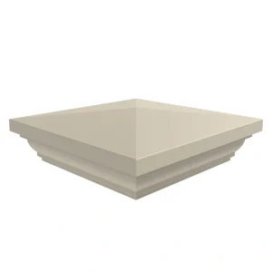 Freedom 4-in x 4-in Clay Vinyl Deck Post Cap