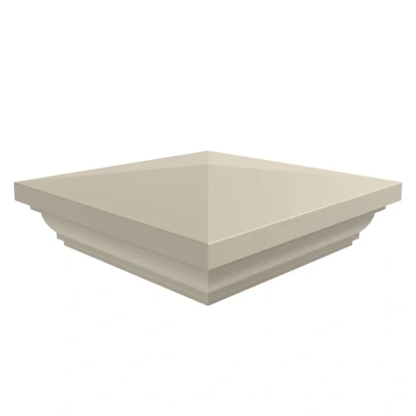 Freedom 4-in x 4-in Clay Vinyl Deck Post Cap