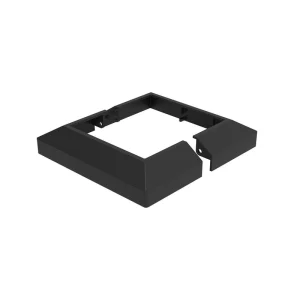 Freedom 4-in x 4-in Matte Black Aluminum Deck Post Base Trim T726916198