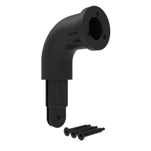 Freedom 4-in x 4-in Matte Black Aluminum Post Connector