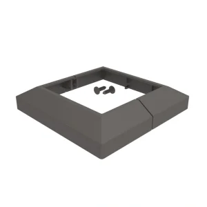 Freedom 4-in x 4-in Matte Bronze Aluminum Deck Post Base Trim