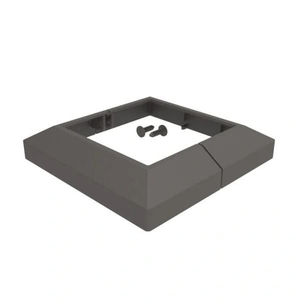 Freedom 4-in x 4-in Matte Bronze Aluminum Deck Post Base Trim